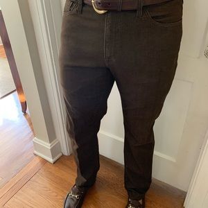 Dark brown 34 heritage jeans